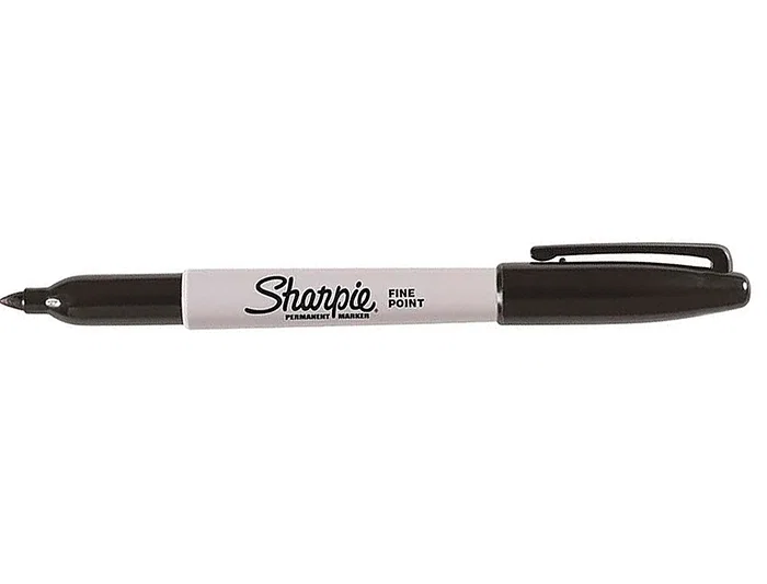 Sharpie Rotulador Permanente Punta Fina Negro Trazo 1mm Resistente Agua 1mm Papel Plastico Metal