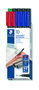Staedtler Lumocolor 318 Rotuladores de Tinta Permanente Colores Surtidos, Pack de 10 unidades