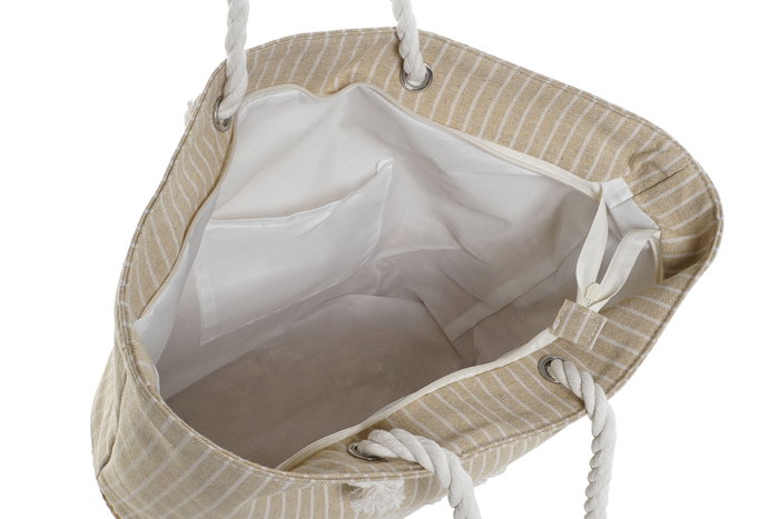 DKD Home Decor Bolso de Poliester y Fibra (Pack de 2 surtido)