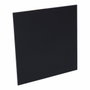 Edm Tapa 175 x 175 mm Negro Mate para Extractor 08413 ø10cm