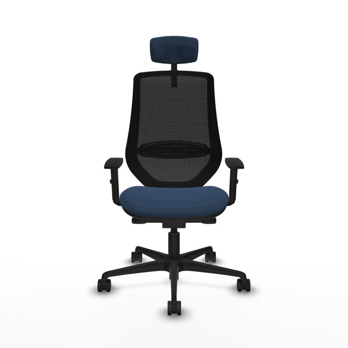 PIQUERAS Y CRESPO Silla de oficina Mardos con mecanismo Sincro/Traslack Azul marino y Negro PIQUERAS Y CRESPO Silla de oficina Mardos con mecanismo Sincro/Traslack Azul marino y Negro