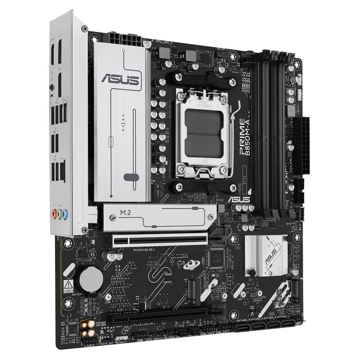 ASUS PRIME B850M-A-CSM Placa Base, Chipset AMD B850, Socket AM5, DDR5, micro ATX