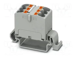 PHOENIX CONTACT PTFIX 6X4-NS35A GY Conector de Carril Push-in Gris