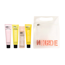 4 Steps Citrus Renew Set Nudestix: Lemon-Aid, Detox, Peel-Off Mask, For Face, 60 ml + Nudeskin, Citrus, Cleansing Balm, For Face, 60 ml + Citrus, Moisturizing, Day & Night, Cream Mask, For Face, 60 ml + Nudeskin, 5% Acide Glycolic, Illuminating, Tonic Lot