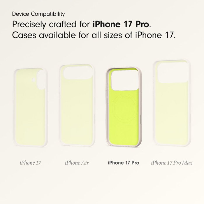 Beats Funda para iPhone 17 Pro con MagSafe y Control de Cámara, Lime Stone