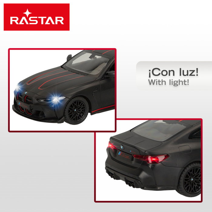 RASTAR BMW M4 CSL Coche teledirigido 1:16 Negro Metalizado
