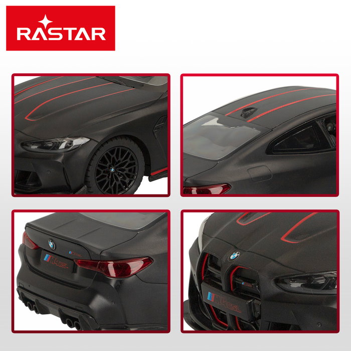 RASTAR BMW M4 CSL Coche teledirigido 1:16 Negro Metalizado