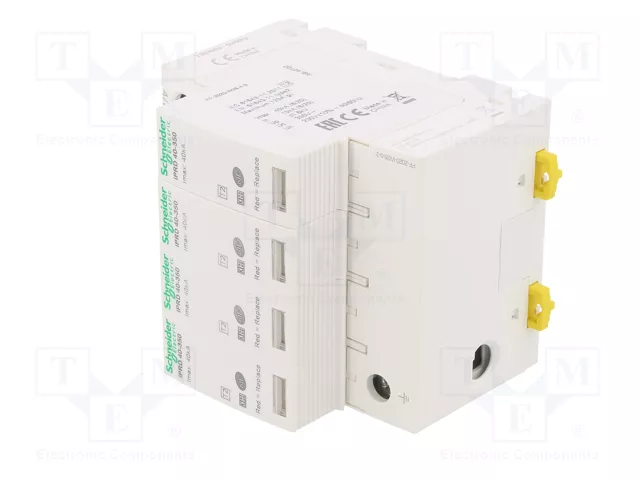 SCHNEIDER ELECTRIC Limitador de sobretensiones ACTI9 Tipo 2 de 4 polos SCHNEIDER ELECTRIC Limitador de sobretensiones ACTI9 Tipo 2 de 4 polos