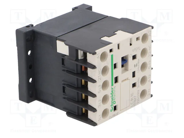 SCHNEIDER ELECTRIC Contactor TeSys K LC1K1601M7 16A 220VAC