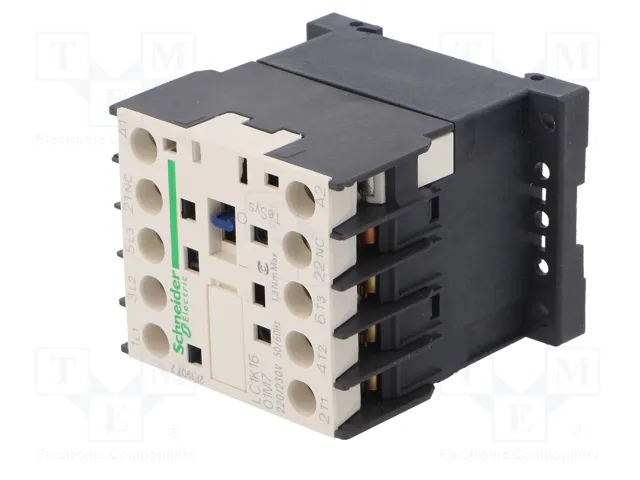 SCHNEIDER ELECTRIC Contactor TeSys K LC1K1601M7 16A 220VAC