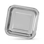 Set de Platos Algon Plateado 26 cm 3 Piezas (18 Unidades)
