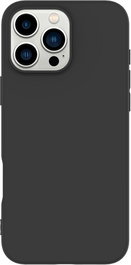 eSTUFF Funda iPhone 16 Pro Max INFINITE VIENNA, TPU 100% Reciclado, Protección contra Caídas y Arañazos - Negra
