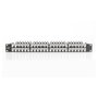 Digitus Panel de conexión modular apantallado 48 puertos Cat6a Negro 1U