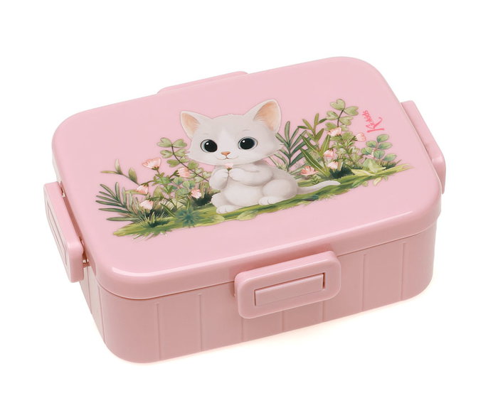 KioKids Caja De Almuerzo Infantil Con Compartimentos Rosa - Lovely Friends
