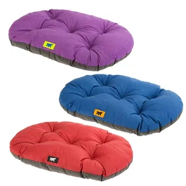 Ferplast Cama Relax 55 para Perro o Gato, 55 x 36 cm, Rojo Lila Azul