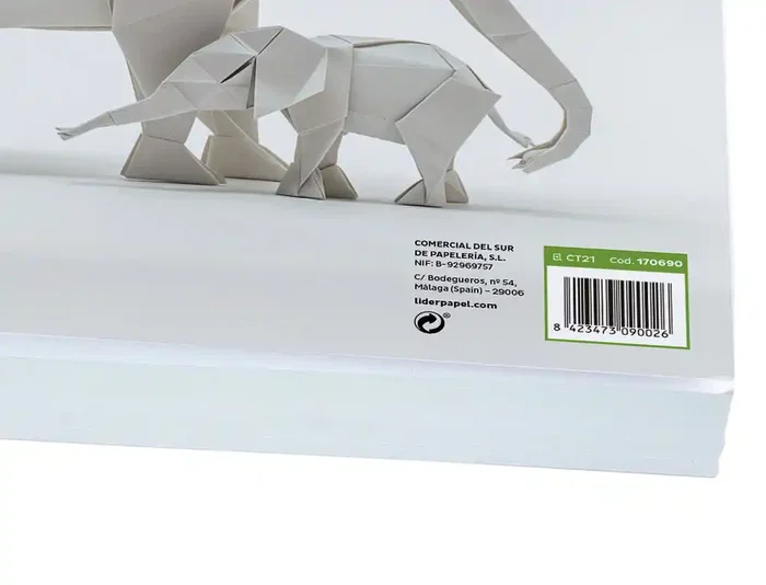 Liderpapel Cartulina A4 240g/m2 Blanco Paquete de 100 Hojas