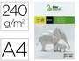 Liderpapel Cartulina A4 240g/m2 Blanco Paquete de 100 Hojas