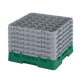 CAMBRO Cesta de lavado 36 comp. Verde Sherwood