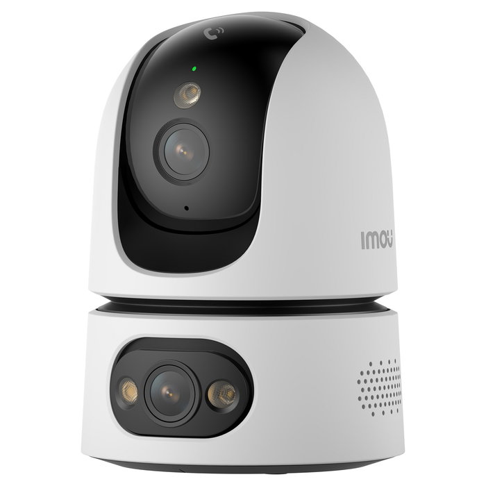 Imou Ranger Dual Pro Cámara de Seguridad IP Interior 6MP, PTZ 360°, Seguimiento Automático, Visión Nocturna, Wifi y Cable, Blanco