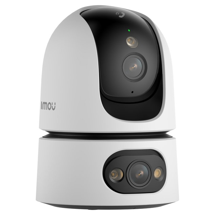 Imou Ranger Dual Pro Cámara de Seguridad IP Interior 6MP, PTZ 360°, Seguimiento Automático, Visión Nocturna, Wifi y Cable, Blanco