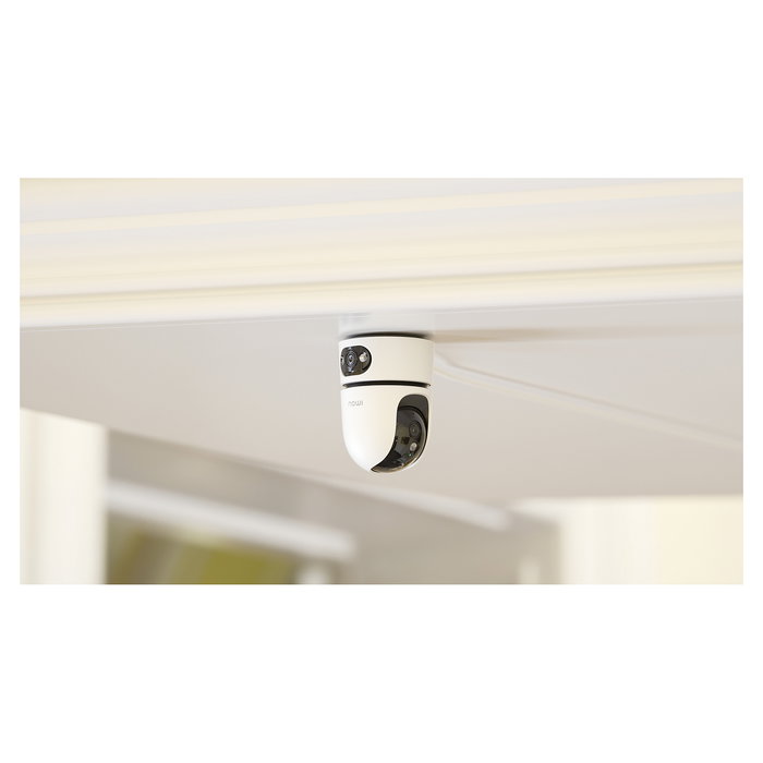 Imou Ranger Dual Pro Cámara de Seguridad IP Interior 6MP, PTZ 360°, Seguimiento Automático, Visión Nocturna, Wifi y Cable, Blanco