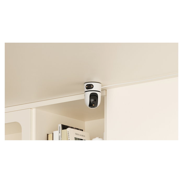 Imou Ranger Dual Pro Cámara de Seguridad IP Interior 6MP, PTZ 360°, Seguimiento Automático, Visión Nocturna, Wifi y Cable, Blanco