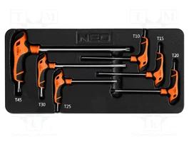 NEO TOOLS Kit de llaves Torx® de 6 piezas (TX10-TX45)