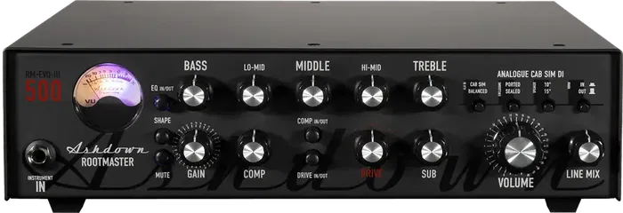 Ashdown Amplificador Bajo Cabezal De Transistor Rm Evo Iii - 500W Ashdown Amplificador Bajo Cabezal De Transistor Rm Evo Iii - 500W