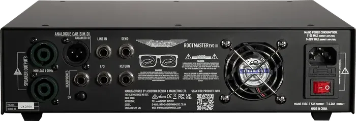 Ashdown Amplificador Bajo Cabezal De Transistor Rm Evo Iii - 500W Ashdown Amplificador Bajo Cabezal De Transistor Rm Evo Iii - 500W