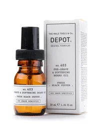 Depot 400 Shave Specifics No. 403 Aceite Pre-afeitado Pimienta Negra Fresca 30 ml