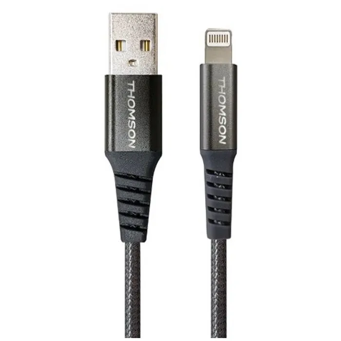 Thomson THO3513767400015 Pack Cargador Coche 60W + Cable USB-A a L 3A Thomson THO3513767400015 Pack Cargador Coche 60W + Cable USB-A a L 3A