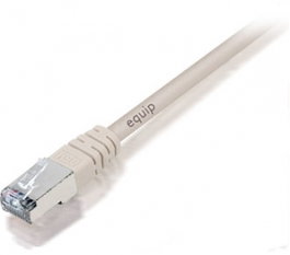 Equip 605501 Cable de Red RJ-45 S/FTP Cat6 2 Metros Gris - Gigabit Ethernet 1000 Mbps, Blindaje S-STP, PoE+, Plug and Play