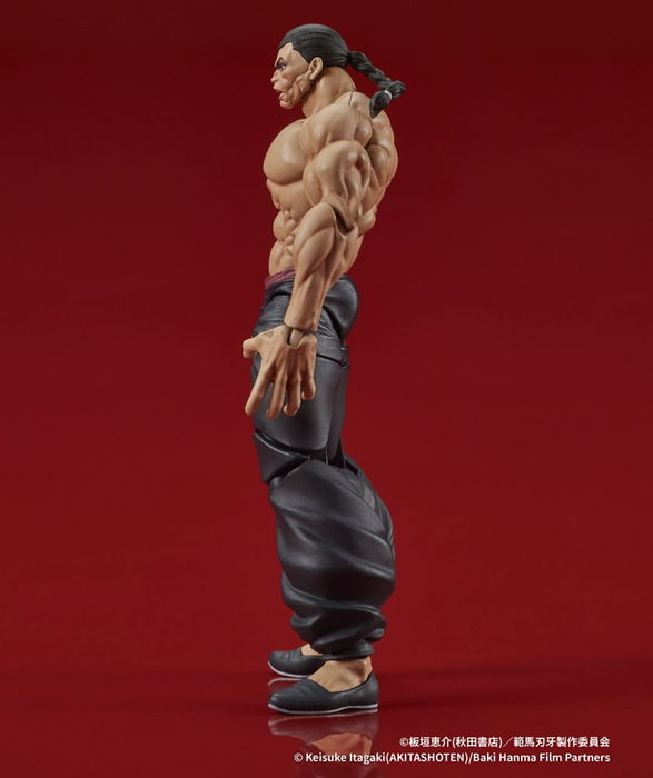 Baki Hanma Digaction Figura Retsu Kaioh 7 cm
