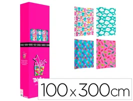 Basika Papel de regalo infantil diseños surtidos 100x300 cm