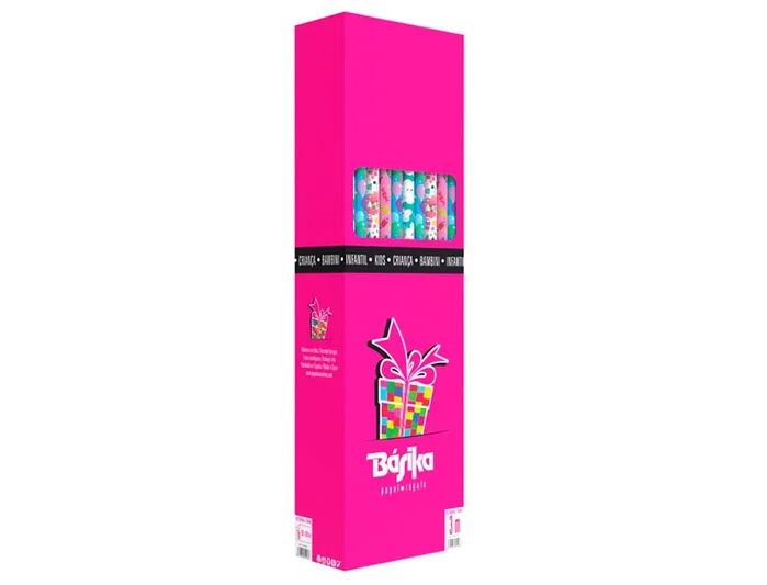 Basika Papel de regalo infantil diseños surtidos 100x300 cm