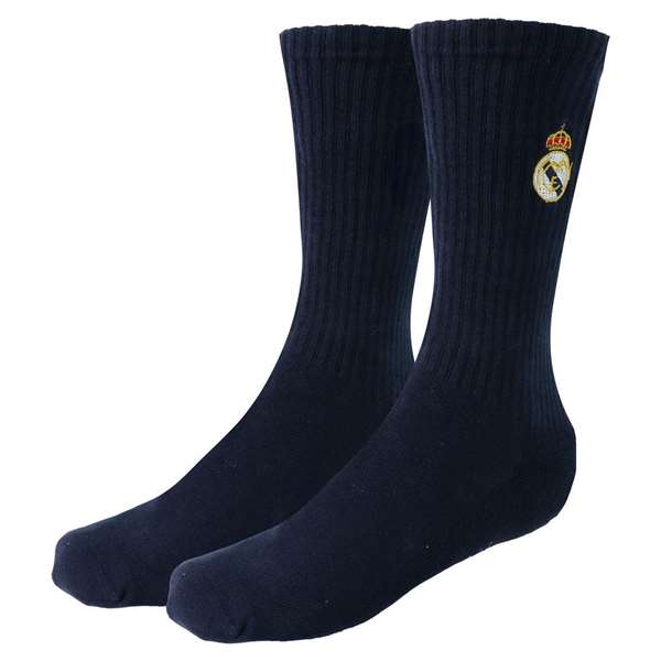 Cerdá Pack Calcetines Real Madrid x2 - Dark Blue, Talla Única 35-38 (9.0 x 22.0 x 4.0 cm)