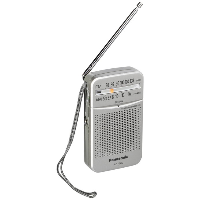 Panasonic RF-P50DEG Radio Portátil Digital AM/FM Plata Panasonic RF-P50DEG Radio Portátil Digital AM/FM Plata