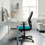 PIQUERAS Y CRESPO Silla de oficina Jorquera Gris claro con malla negra