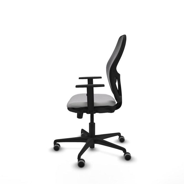 PIQUERAS Y CRESPO Silla de oficina Jorquera Gris claro con malla negra PIQUERAS Y CRESPO Silla de oficina Jorquera Gris claro con malla negra