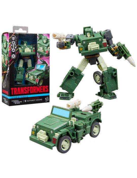 Hasbro Transformers Studio Series Figura Autobot Hound Deluxe, Transformers The Movie 1986, 14 cm, para niños desde 8 años