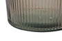 DKD Home Decor Jarrón de Cristal Reciclado Rayado Champán 27x27x71 cm