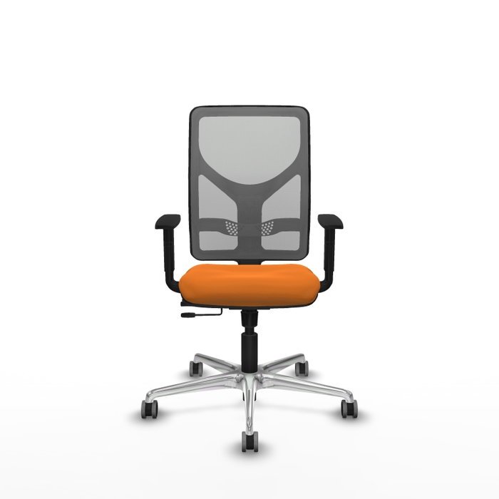 PIQUERAS Y CRESPO Silla de oficina Motilla Naranja y Gris PIQUERAS Y CRESPO Silla de oficina Motilla Naranja y Gris