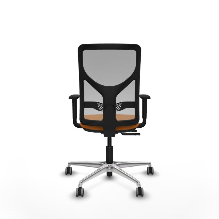 PIQUERAS Y CRESPO Silla de oficina Motilla Naranja y Gris PIQUERAS Y CRESPO Silla de oficina Motilla Naranja y Gris