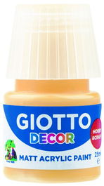 Pintura Acrilica Giotto 25 Ml (Bote) Amarillo Oro (Set de 6)