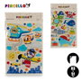 PINCELLO Pegatinas de Pared Surtido Pirata y Avión 83x51cm
