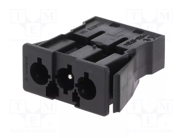WIELAND GESIS bloque de bornas desmontable macho, negro