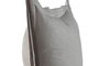 DKD Home Decor Cojín de Lino Gris Claro con Flecos 60x60 cm