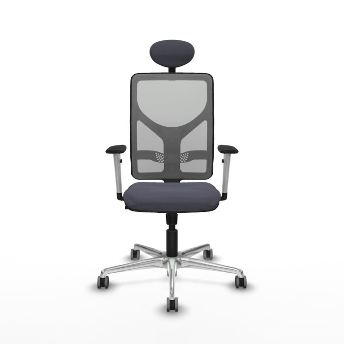 PIQUERAS Y CRESPO Silla de oficina Motilla con mecanismo Sincro, Gris PIQUERAS Y CRESPO Silla de oficina Motilla con mecanismo Sincro, Gris