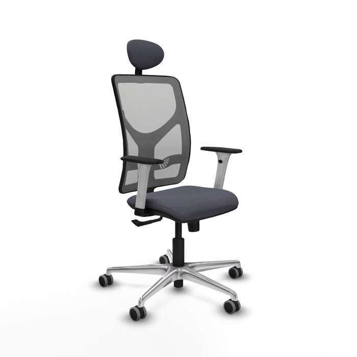 PIQUERAS Y CRESPO Silla de oficina Motilla con mecanismo Sincro, Gris PIQUERAS Y CRESPO Silla de oficina Motilla con mecanismo Sincro, Gris