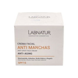 Labnatur Bio Crema Facial Antimanchas Anti-Aging con Niacinamide y Alfa-Arbutin, Tratamiento Despigmentante, 50 ml